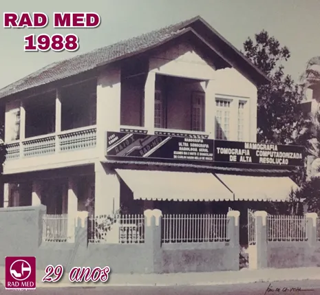 Fotografia histórica publicada pela Rad Med